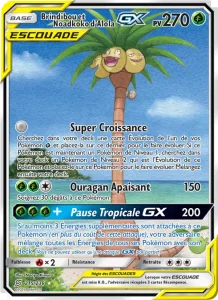 Carte Pokemon Brindibou et Noadkoko d’Alola GX 215/236 Harmonie des Esprits