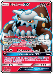 Carte Pokemon Heatran GX 216/236 Harmonie des Esprits