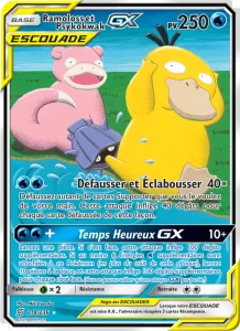 Carte Pokemon Ramoloss et Psykokwak GX 218/236 Harmonie des Esprits