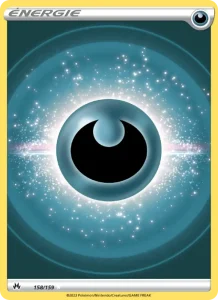 Carte Pokemon Énergie Obscurité 158/159 Zénith Suprême
