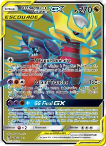 Carte Pokemon Carchacrok et Giratina GX 228/236 Harmonie des Esprits