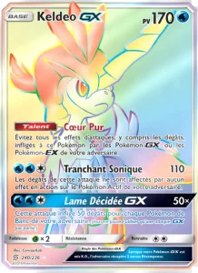 Carte Pokemon Keldeo GX 240/236 Harmonie des Esprits