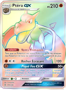 Carte Pokemon Ptéra GX 244/236 Harmonie des Esprits