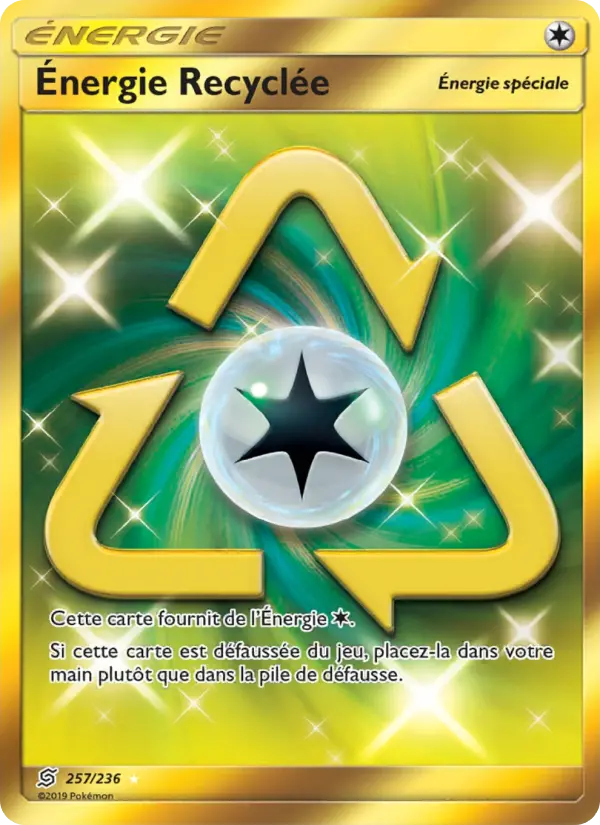 Scan HD carte Pokémon Énergie Recyclée 257/236 — Harmonie des Esprits