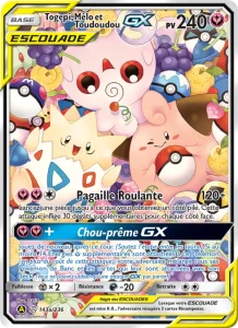 Carte Pokemon Togepi, Mélo et Toudoudou GX 143/236 Éclipse Cosmique