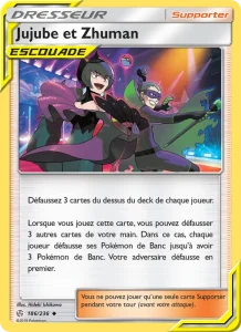 Carte Pokemon Jujube et Zhuman 186/236 Éclipse Cosmique