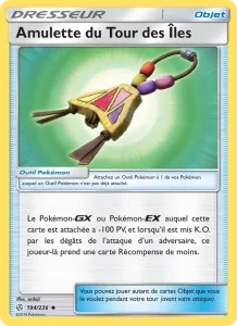 Carte Pokemon Amulette du Tour des Îles 194/236 Éclipse Cosmique