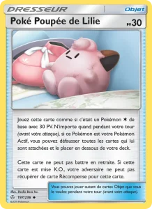 Carte Pokemon Poké Poupée de Lilie 197/236 Éclipse Cosmique