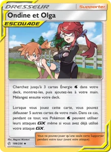 Carte Pokemon Ondine et Olga 199/236 Éclipse Cosmique