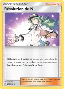 Carte Pokemon Résolution de N 200/236 Éclipse Cosmique
