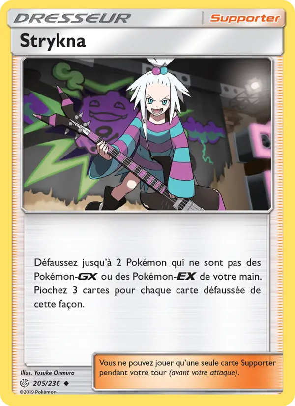 Scan HD carte Pokémon Strykna 205/236 — Éclipse Cosmique