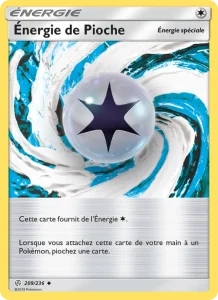 Carte Pokemon Énergie de Pioche 209/236 Éclipse Cosmique