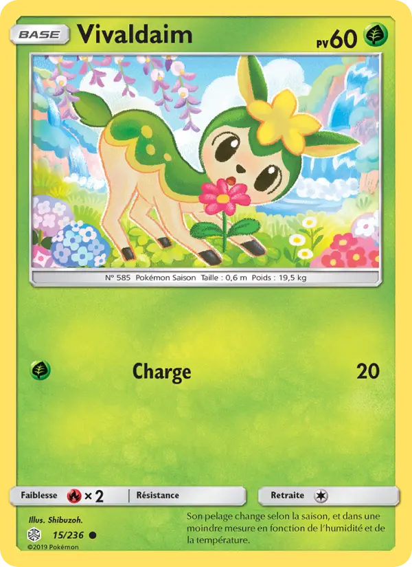 Scan HD carte Pokémon Vivaldaim 15/236 — Éclipse Cosmique