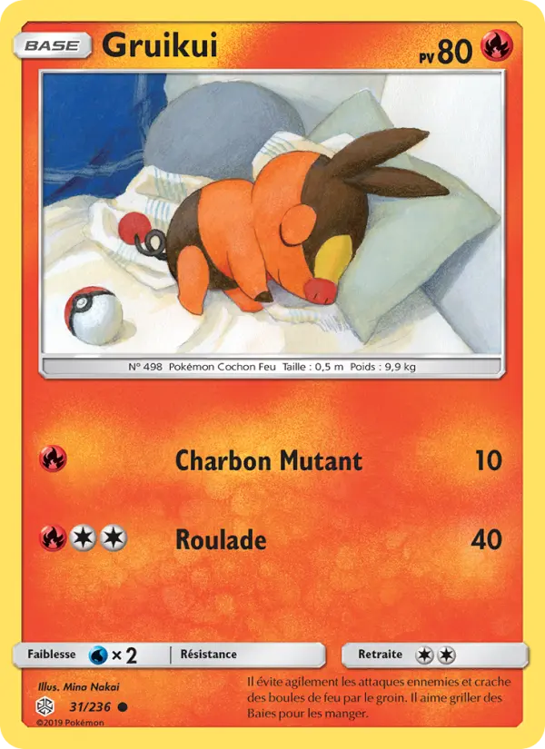 Scan HD carte Pokémon Gruikui 31/236 — Éclipse Cosmique