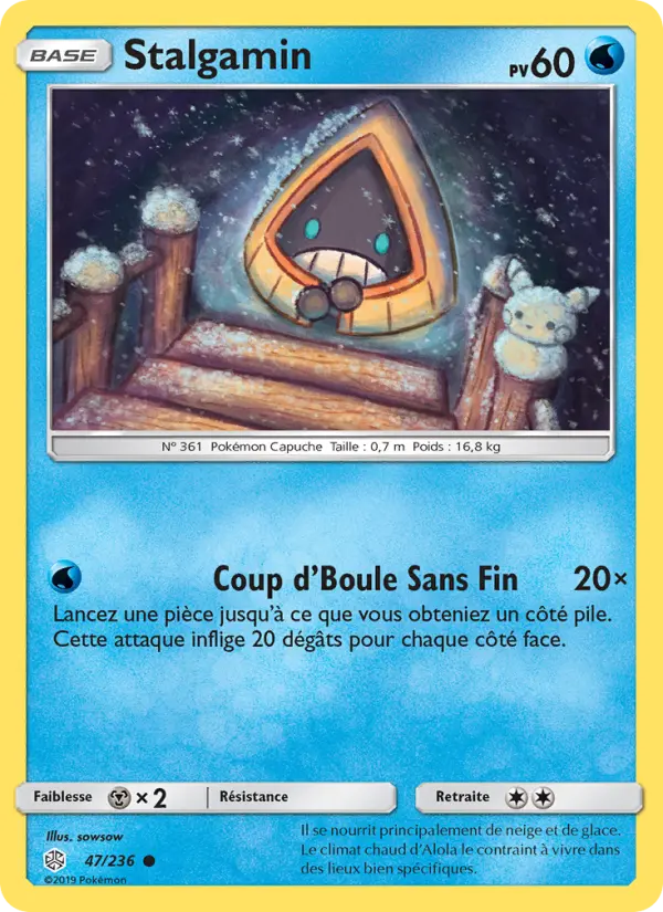 Scan HD carte Pokémon Stalgamin 47/236 — Éclipse Cosmique