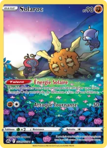 Carte Pokemon Solaroc GG15/159 Zénith Suprême