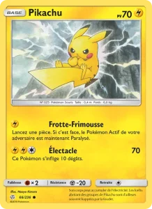 Carte Pokemon Pikachu 66/236 Éclipse Cosmique