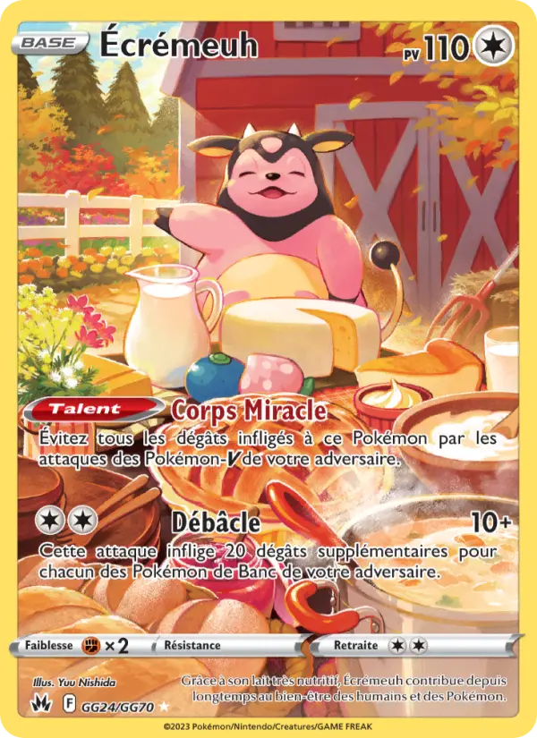 Scan HD carte Pokémon Écrémeuh GG24/159 — Zénith Suprême