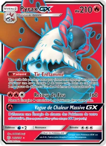Carte Pokemon Pyrax GX 213/236 Éclipse Cosmique