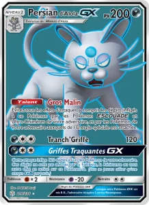 Carte Pokemon Persian d’Alola GX 219/236 Éclipse Cosmique