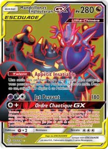 Carte Pokemon Mandrillon et Engloutyran GX 223/236 Éclipse Cosmique