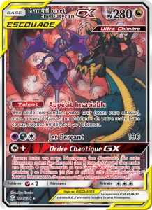 Carte Pokemon Mandrillon et Engloutyran GX 224/236 Éclipse Cosmique