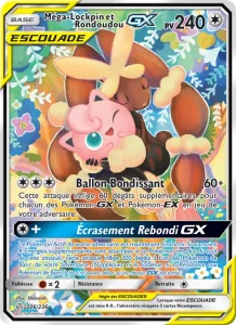 Carte Pokemon Méga-Lockpin et Rondoudou GX 226/236 Éclipse Cosmique