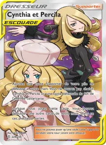 Carte Pokemon Cynthia et Percila 228/236 Éclipse Cosmique