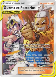 Carte Pokemon Guzma et Pectorius 229/236 Éclipse Cosmique