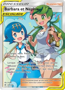 Carte Pokemon Barbara et Néphie 231/236 Éclipse Cosmique