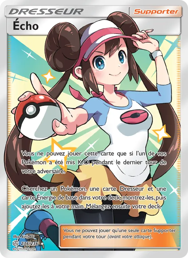 Scan HD carte Pokémon Écho 236/236 — Éclipse Cosmique
