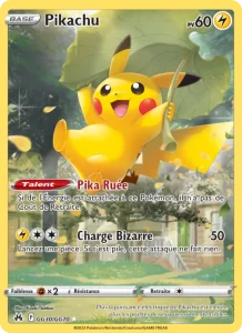 Carte Pokemon Pikachu GG30/159 Zénith Suprême