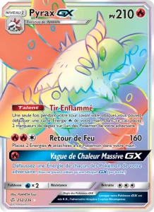 Carte Pokemon Pyrax GX 252/236 Éclipse Cosmique