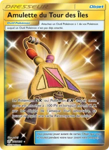 Carte Pokemon Amulette du Tour des Îles 265/236 Éclipse Cosmique
