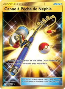 Carte Pokemon Canne à Pêche de Néphie 266/236 Éclipse Cosmique