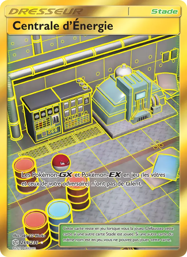 Scan HD carte Pokémon Centrale d’Énergie 269/236 — Éclipse Cosmique