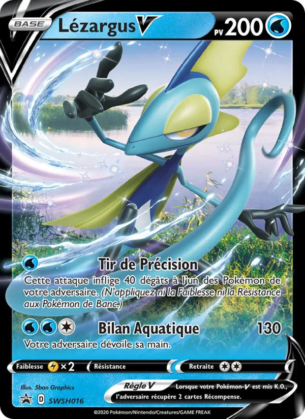 Scan HD carte Pokémon Lézargus V SWSH016/107 — Promo SWSH