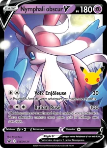 Carte Pokemon Nymphali obscur V SWSH134/307 Promo SWSH
