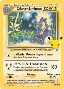 Carte Pokemon Salarsen lumineux SWSH137/307 Promo SWSH