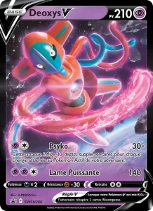 Carte Pokemon Deoxys V SWSH266/307 Promo SWSH
