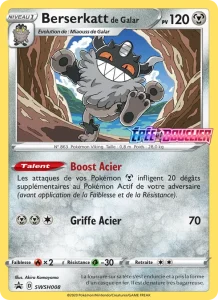 Berserkatt de Galar SWSH008 — Promo SWSH