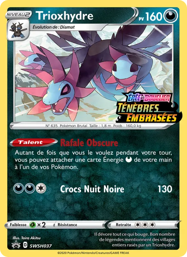 Scan HD carte Pokémon Trioxhydre SWSH037/107 — Promo SWSH