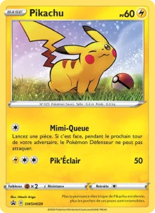Carte Pokemon Pikachu SWSH039/307 Promo SWSH