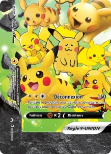 Carte Pokemon Pikachu V-UNION SWSH141/307 Promo SWSH