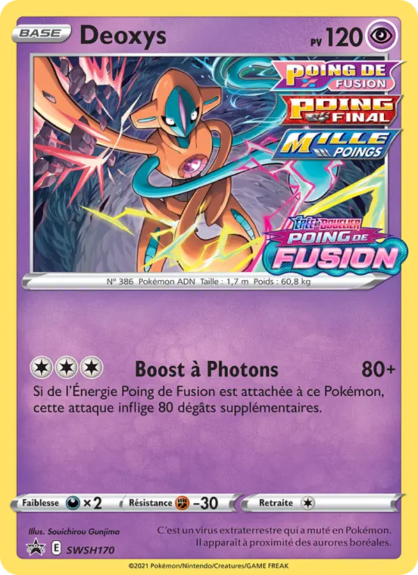 Scan HD carte Pokémon Deoxys SWSH170/107 — Promo SWSH