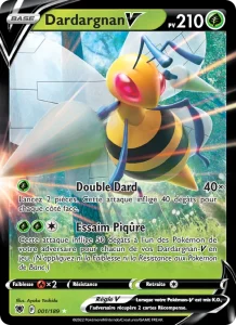 Carte Pokémon Dardargnan V 001/189