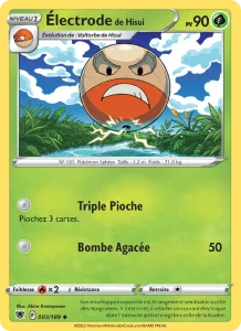 Carte Pokémon Électrode de Hisui 003/189