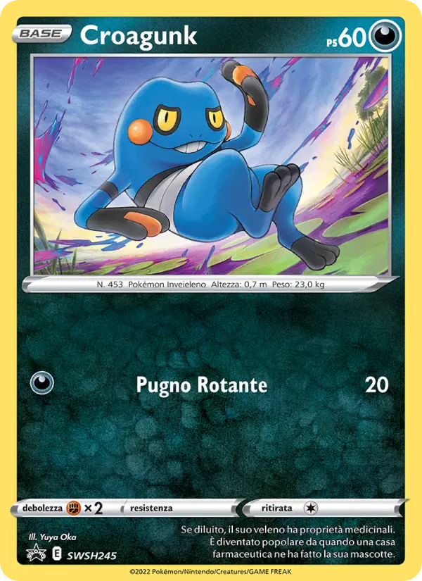 Scan HD carte Pokémon Cradopaud SWSH245/107 — Promo SWSH