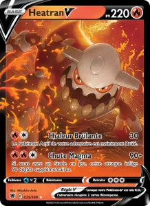 Carte Pokemon Heatran V 025/189 Astres Radieux