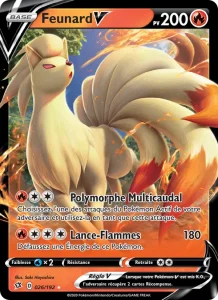 Carte Pokemon Feunard V 26/192 Clash des Rebelles